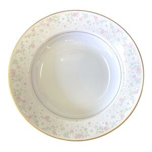 Mikasa My Love L9010 Bowls Set of 4 Spring Floral Gold Rim Porcelain Japan 8.25”